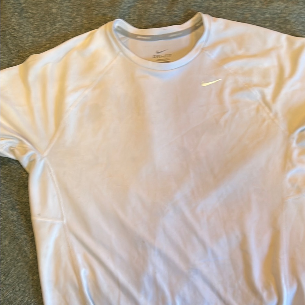 Nike White Athletic T-Shirt
